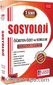 AÖF 1. Sınıf Bahar Dönemi  Sosyoloji Öğreten Özet ve Sorular (2. Yarıyıl) (AF-112-SOS)