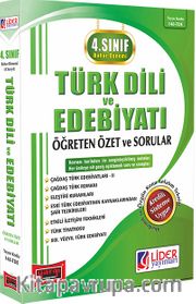 4. Sınıf Bahar Dönemi Türk Dili ve Edebiyatı Öğreten Özet ve Sorular (8. Yarıyıl) (AF 148 TDE)