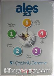 ALES 2015 5'li Çözümlü Deneme