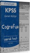 2015 KPSS Genel Kültür Coğrafya Yaprak Test