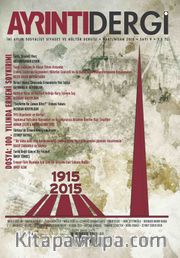Ayrıntı İki Aylık Sosyalist Siyaset ve Kültür Dergisi Sayı:9 Mart-Nisan 2015