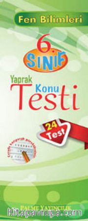  6.Sınıf Fen Bilimleri Yaprak Konu Testi (24 Test)