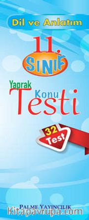 11.Sınıf Dil ve Anlatım Yaprak Konu Testi (32 Test)