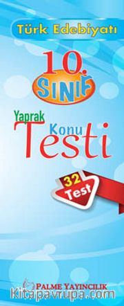 10.Sınıf Türk Edebiyatı Yaprak Konu Testi (32 Test)