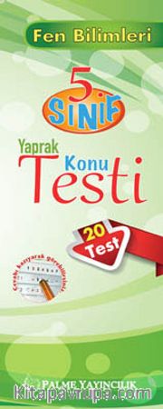 5.Sınıf Fen Bilimleri Yaprak Konu Testi (20 Test)