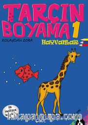 Tarçın Boyama 1 - Hayvanlar  (İlk İngilizce Kelimelerim)