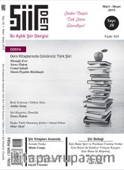 Şiirden İki Aylık Şiir Dergisi Sayı:28 Mart-Nisan 2015