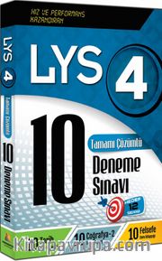 LYS 4 Tamamı Çözümlü 10 Deneme Sınavı / Tarih-Coğrafya 2-Felsefe