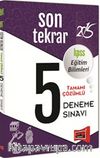 2015 KPSS Eğitim Bilimleri Son Tekrar Tamamı Çözümlü 5 Deneme Sınavı