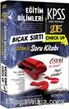 2015 KPSS Eğitim Bilimleri Bıçak Sırtı Çözümlü Soru Kitabı