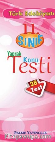 11.Sınıf Türk Edebiyatı Yaprak Konu Testi (28 Test)