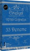 2015 Evveliyat KPSS Coğrafya 33 Deneme