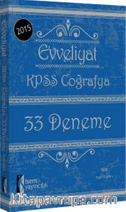 2015 Evveliyat KPSS Coğrafya 33 Deneme