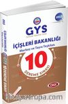 2015 GYS İçişleri Bakanlığı Merkez ve Taşra Teşkilatı 10 Deneme Sınavı