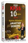 2020 KPSS Eğitim Bilimleri Tamamı Çözümlü 10 Özgün Anahtar Deneme