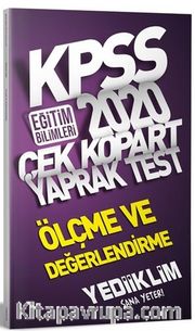 2020 KPSS Eğitim Bilimleri Ölçme Ve Değerlendirme Çek Kopart Yaprak Test