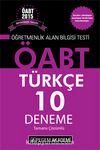 2015 KPSS ÖABT Türkçe 10 Deneme