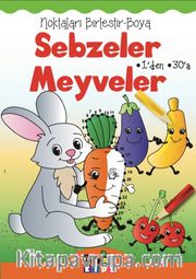 Noktaları Birleştir - Boya 1'den 30'a (Sebzeler-Meyveler)