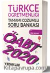 2020 KPSS ÖABT Türkçe Öğretmenliği Tamamı Çözümlü Soru Bankası