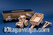 Montessori Ahşap Zeka Oyunları / w-Excavation Tractor