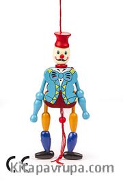Montessori Ahşap Zeka Oyunları / w-Wooden Clown (Palyaço)