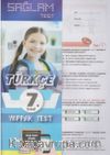 7. Sınıf Türkçe Sağlam Yaprak Test