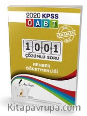 2020 KPSS ÖABT Rehber Öğretmenliği Alan Taraması Serisi 1001 Çözümlü Soru