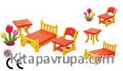 Montessori Ahşap Zeka Oyunları / w-My Home 3D Bedroom