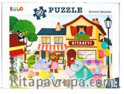 Sevimli Mahalle / 96 Parça Puzzle