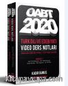 2020 KPSS ÖABT Türk Dili ve Edebiyatı Öğretmenliği Modüler Video Ders Notları Seti