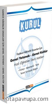 2020 Kurul Sadece Hakimlik Sınavları İçin Genel Yetenek Genel Kültür Ders Notları
