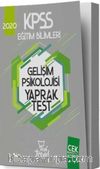 2020 KPSS Eğitim Bilimleri Gelişim Psikolojisi Yaprak Test 