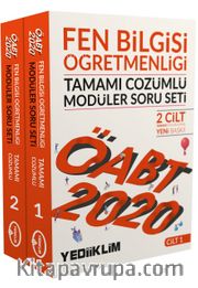 2020 KPSS ÖABT Fen Bilgisi Öğretmenliği Tamamı Çözümlü Modüler Soru Seti (2 Cilt)