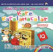 Çocuklar İçin Zeka ve Dikkat Geliştiren Kare Karalamacalar