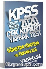 2020 KPSS Eğitim Bilimleri Öğretim Yöntem ve Teknikleri Çek Kopart Yaprak Test