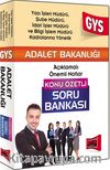 2015 GYS Adalet Bakanlığı Konu Özetli Soru Bankası