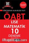 2015 KPSS ÖABT Lise Matematik 10 Deneme