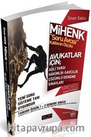 2015 Mihenk Soru Avcısı Avukatlar İçin; Adli Yargı Hakimlik-Savcılık Çözümlü Deneme Sınavları (7+2 Deneme)