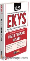 2020 MEB EKYS Okul Müdür ve Müdür Yardımcılığı Zamanım Az Diyenlere Hızlı Tekrar Kitabı
