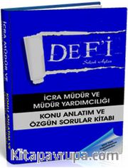 2015 İcra Müdür ve Müdür  Yardımcılığı Konu Anlatım ve Özgün Sorular Kitabı