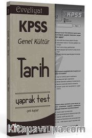 KPSS Tarih Çek Kopar Yaprak Test 2015