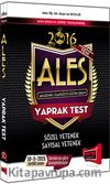 2016 ALES Yaprak Test Sözel Yetenek-Sayısal Yetenek