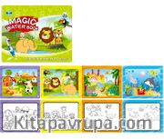 Sihirli Boyama Kitabı Özel Kalemi Magic Water Sevimli Hayvanlar(999_1)