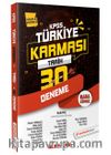 2020 KPSS Tarih 30 Deneme Türkiye Karması (Tamamı Çözümlü)