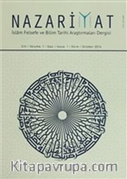 Nazariyat - İslam Felsefe ve Bilim Tarihi Araştırmaları Dergisi Sayı: 1 