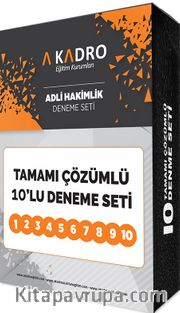 Adli Hakimlik 10'lu Deneme Tamamı Çözümlü 10 Deneme Seti