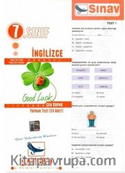 7. Sınıf İngilizce Çek Kopar Yaprak Test (24 Adet)