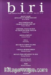 Biri Yıllık Edebiyat Dergisi Sayı: 14