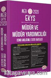 2020 MEB EKYS Müdür Ve Müdür Yardımcılığı Konu Anlatımlı Soru Bankası
