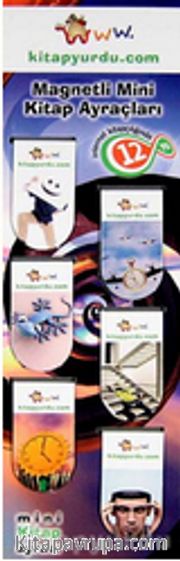 Magnetli Mini Kitap Ayraçları / Gerçek Üstü Temalı